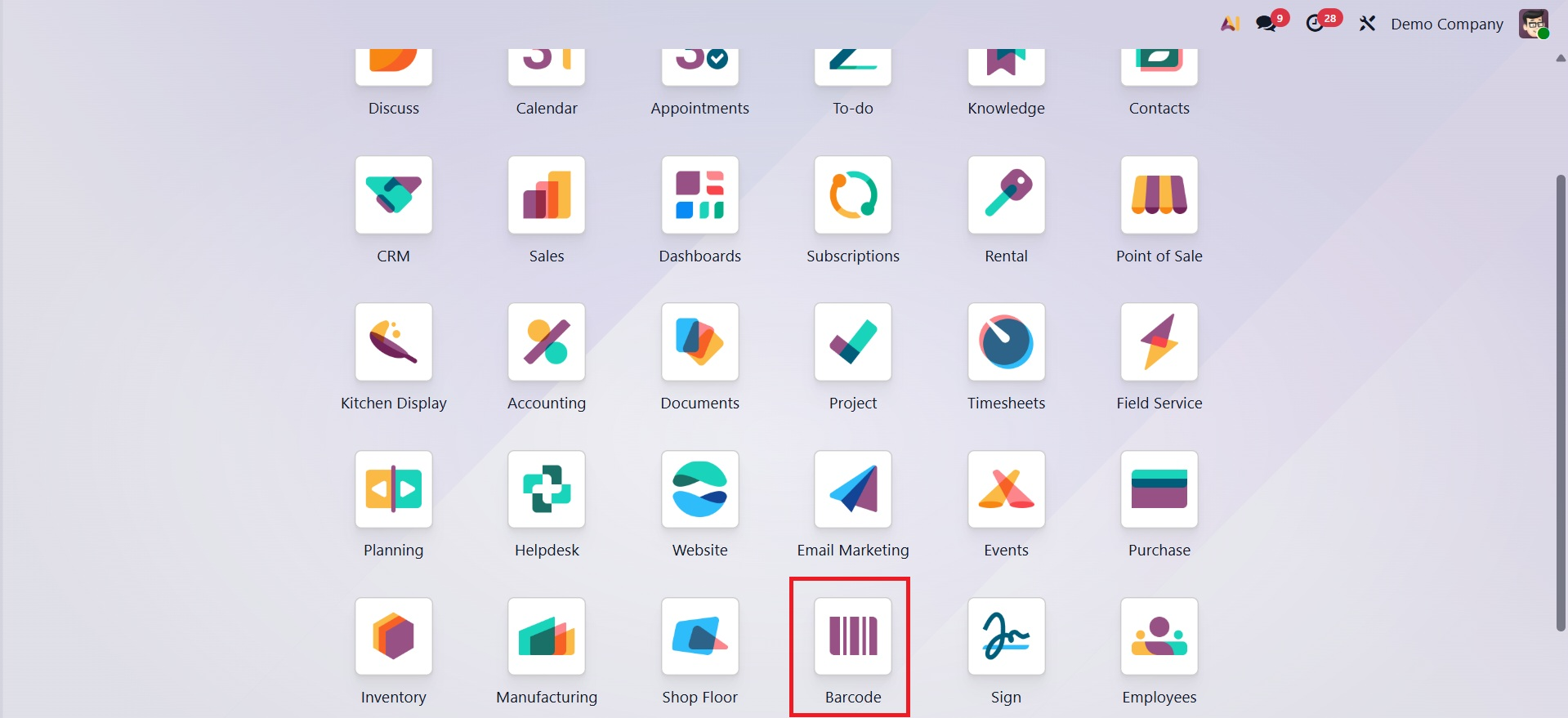 Odoo 19 Project