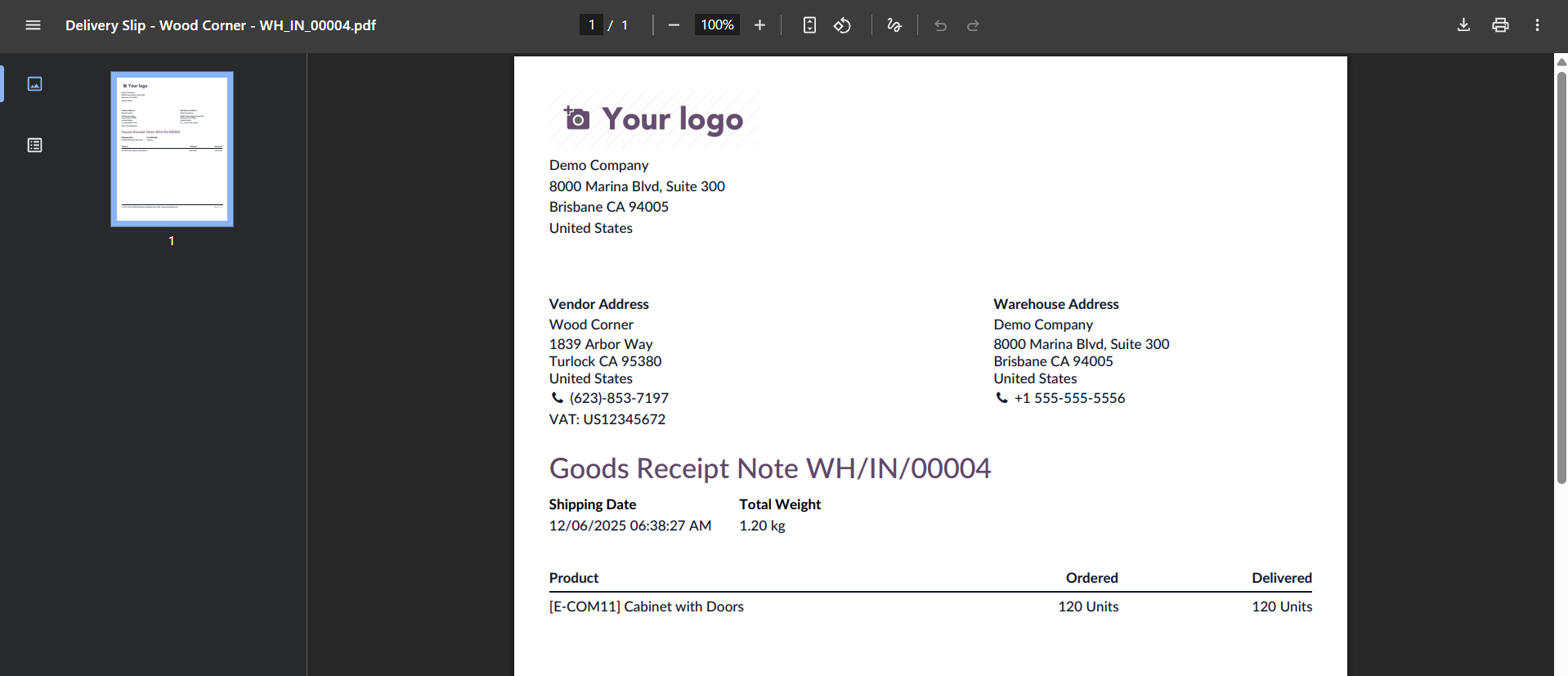 Odoo 19 Project