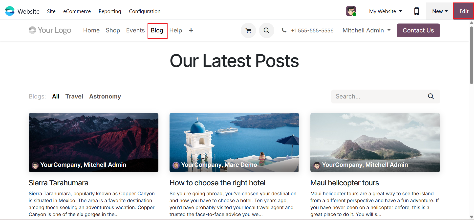 Odoo 19 Project