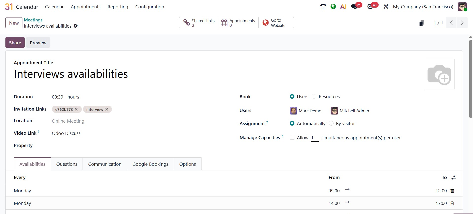 Odoo 19 Project