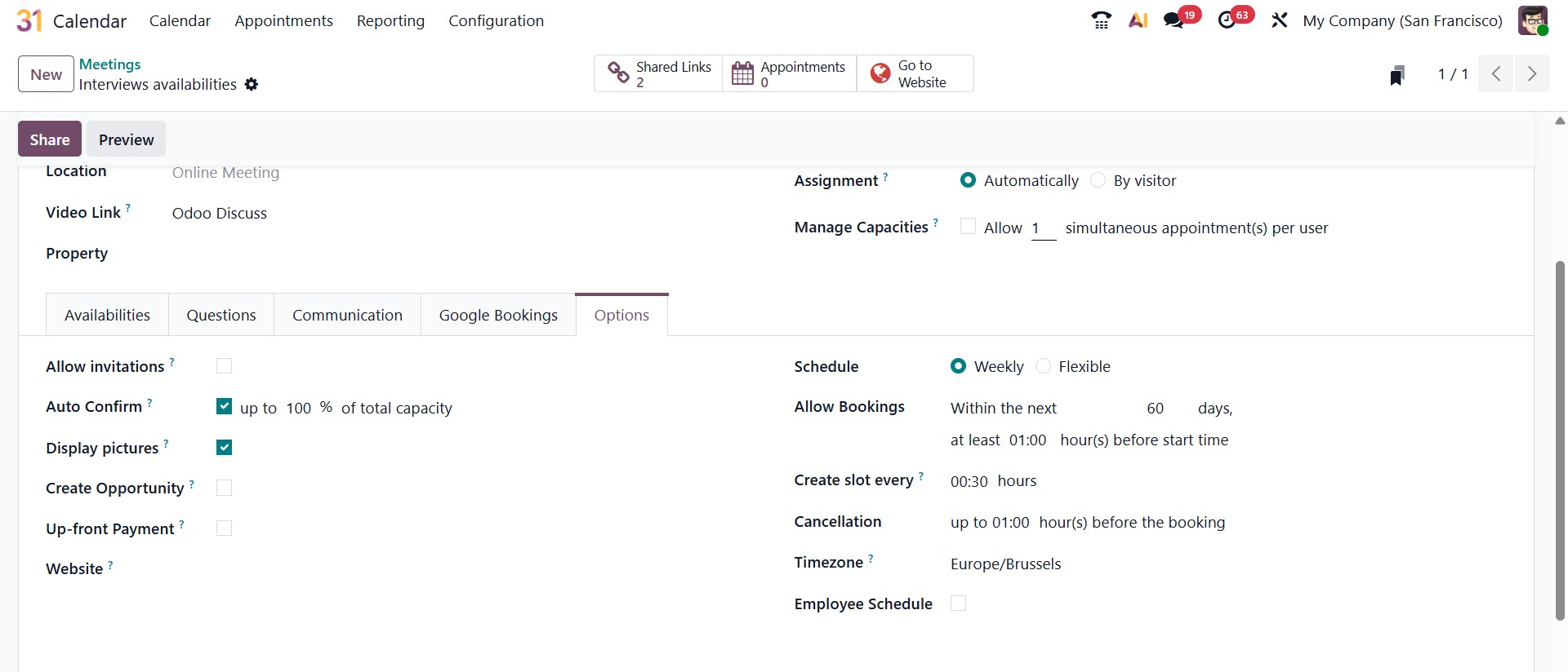 Odoo 19 Project