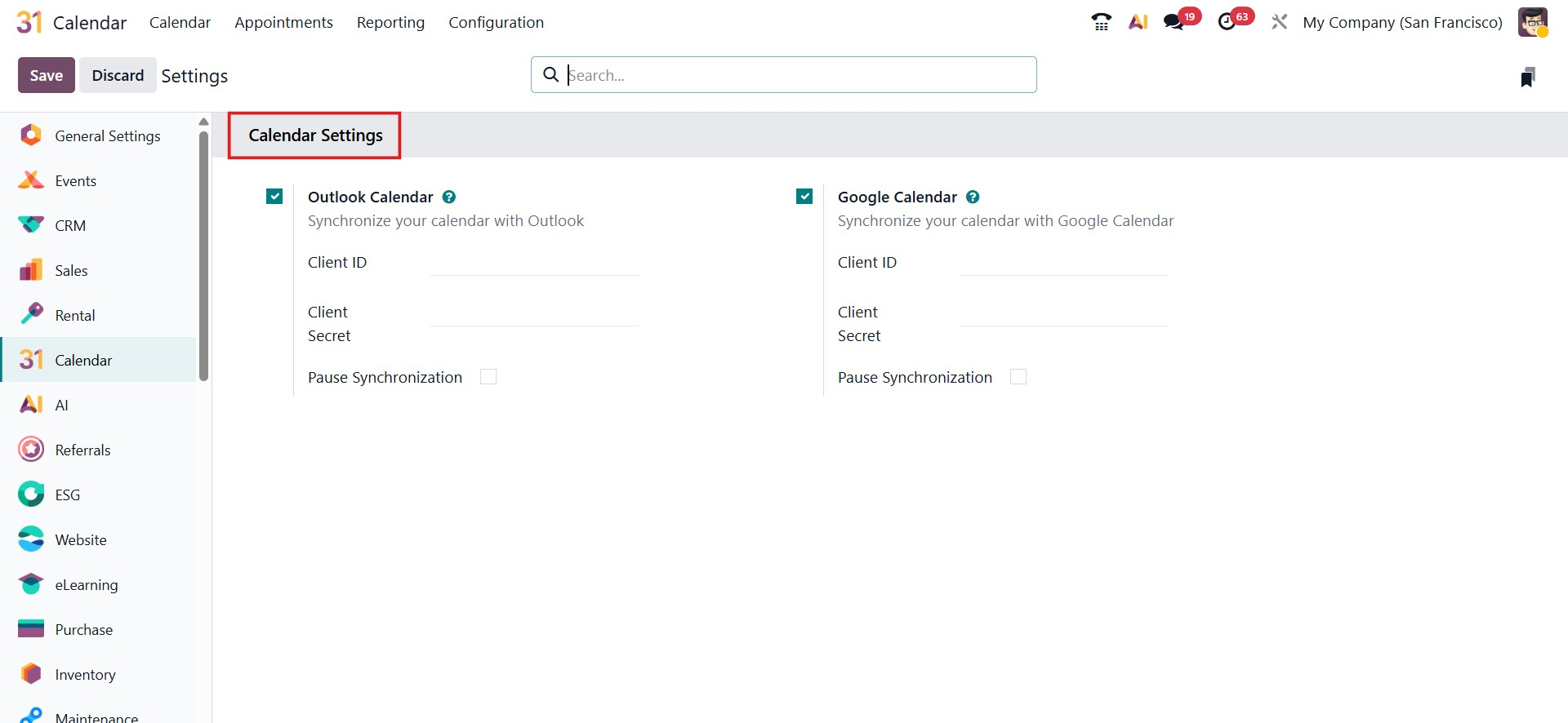 Odoo 19 Project
