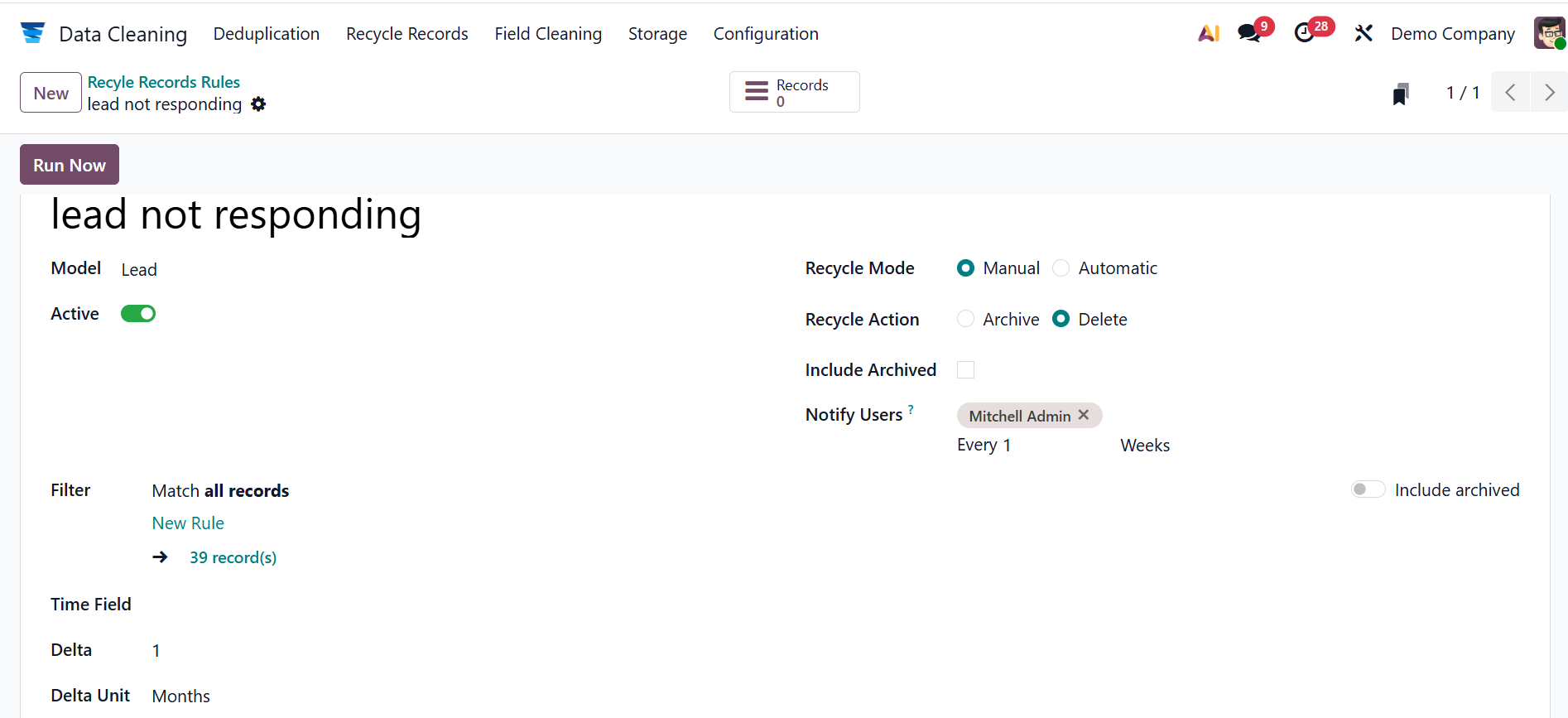 Odoo 19 Project