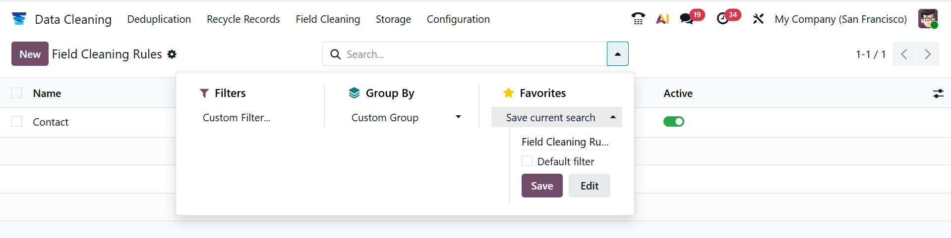 Odoo 19 Project