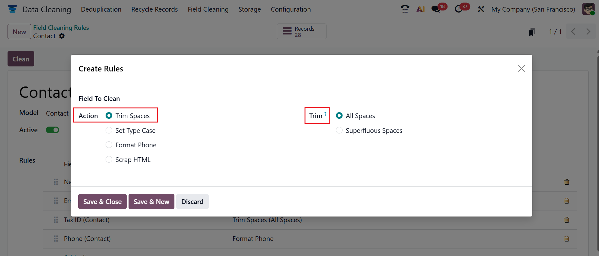 Odoo 19 Project