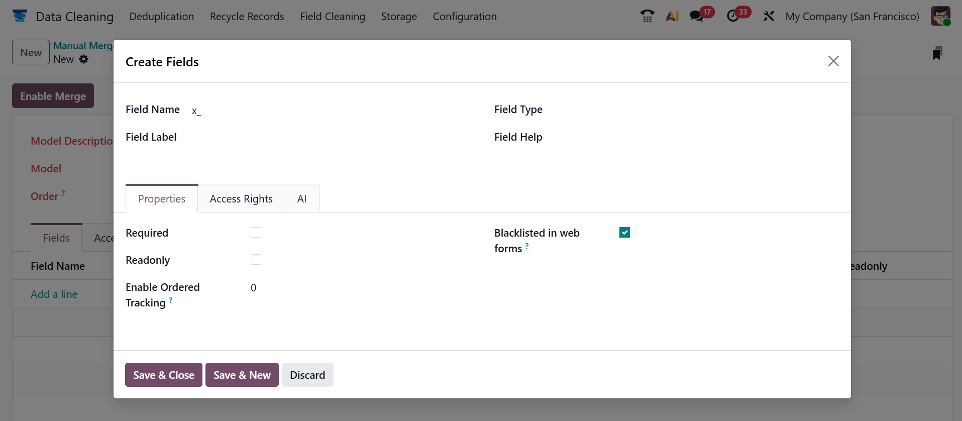 Odoo 19 Project