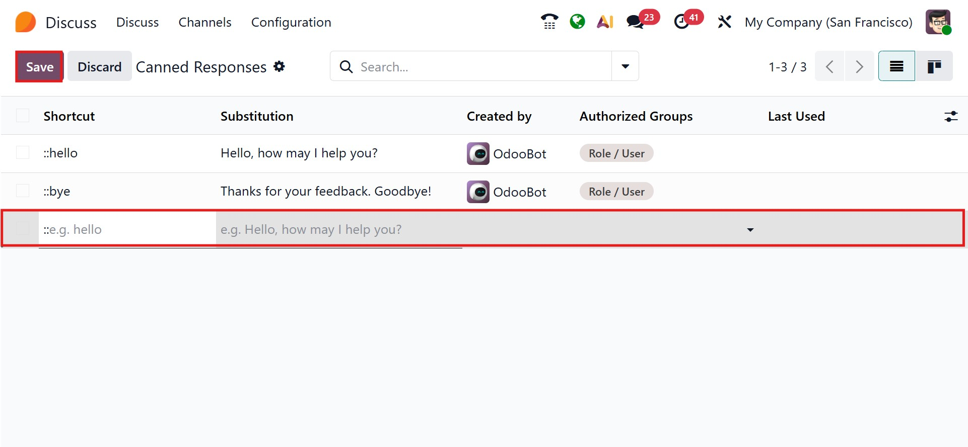 Odoo 19 Project