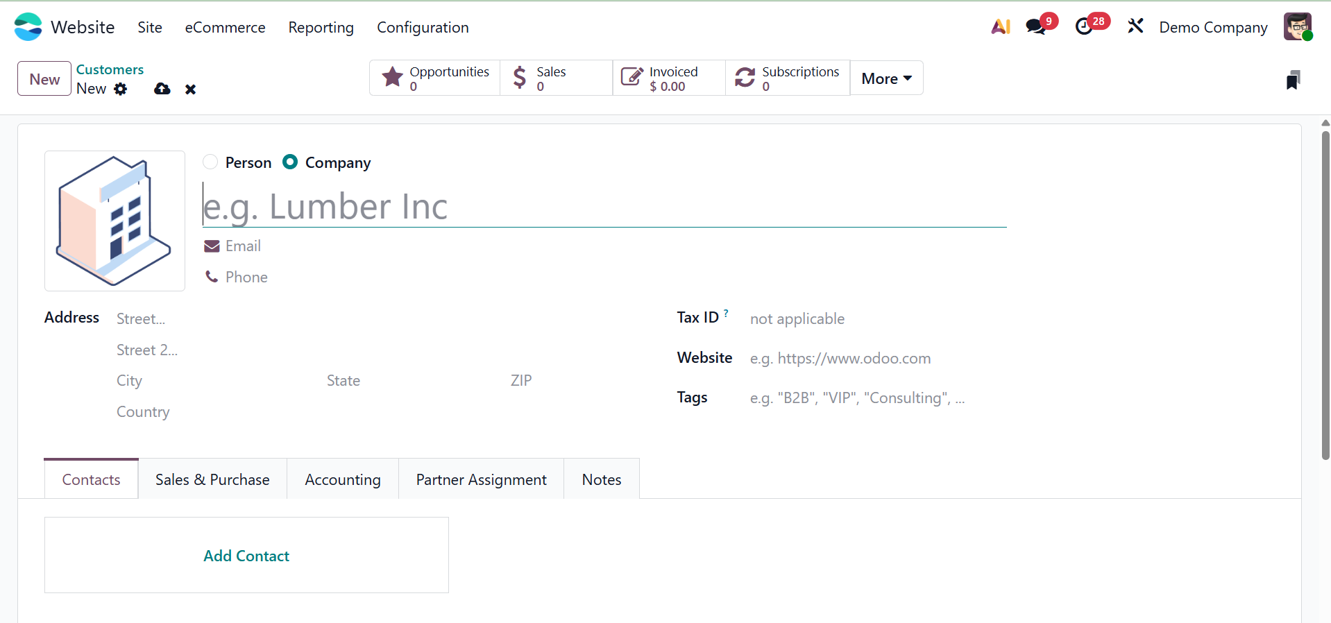 Odoo 19 Project