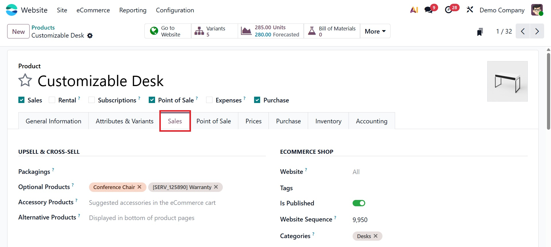 Odoo 19 Project