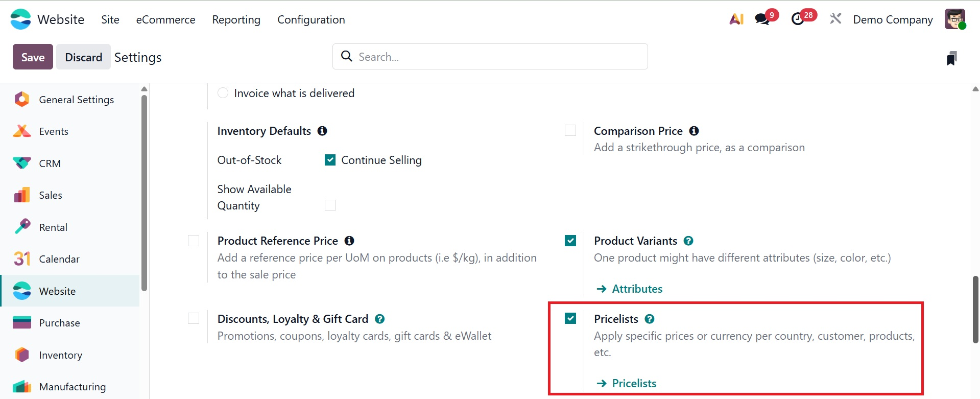 Odoo 19 Project