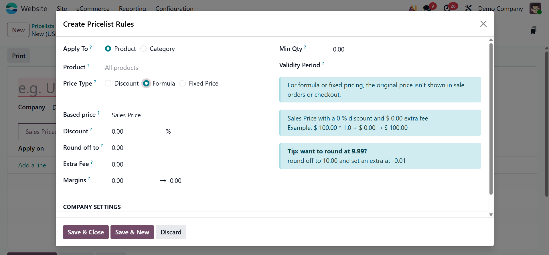 Odoo 19 Project
