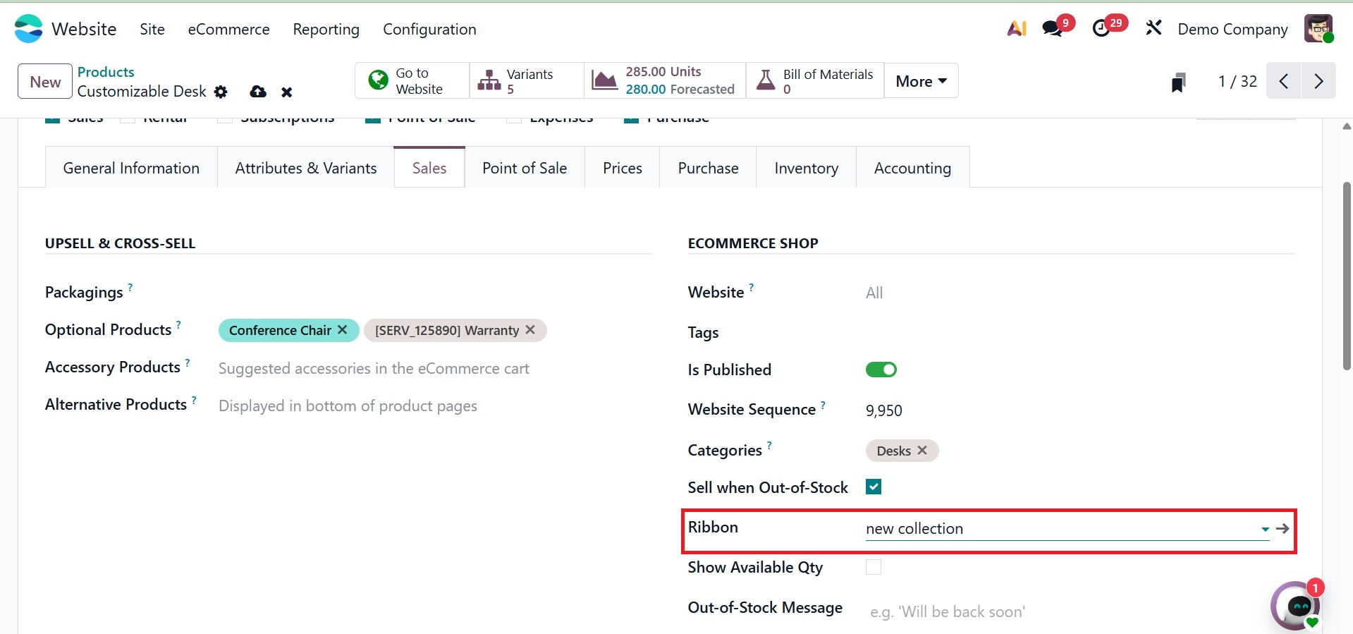 Odoo 19 Project