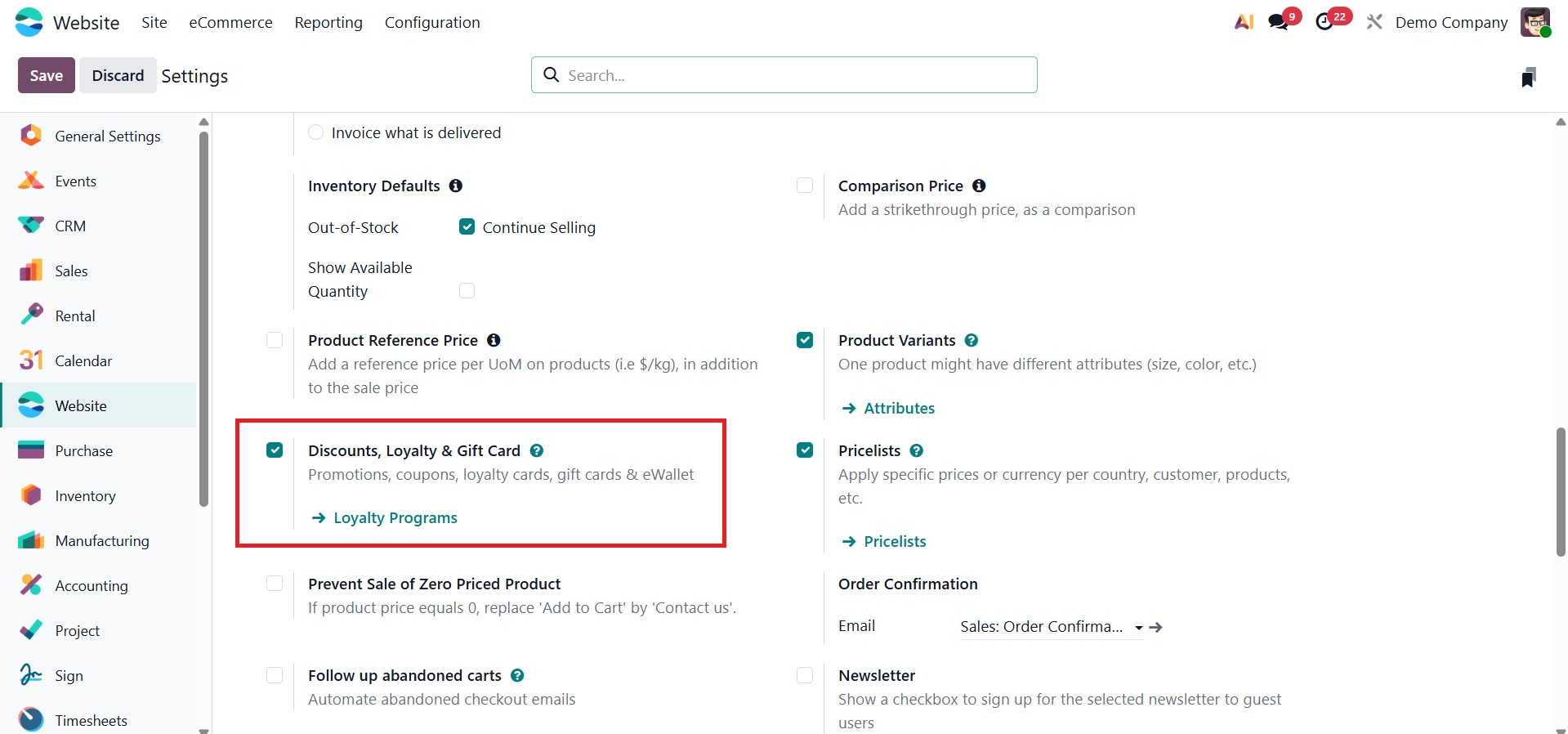 Odoo 19 Project