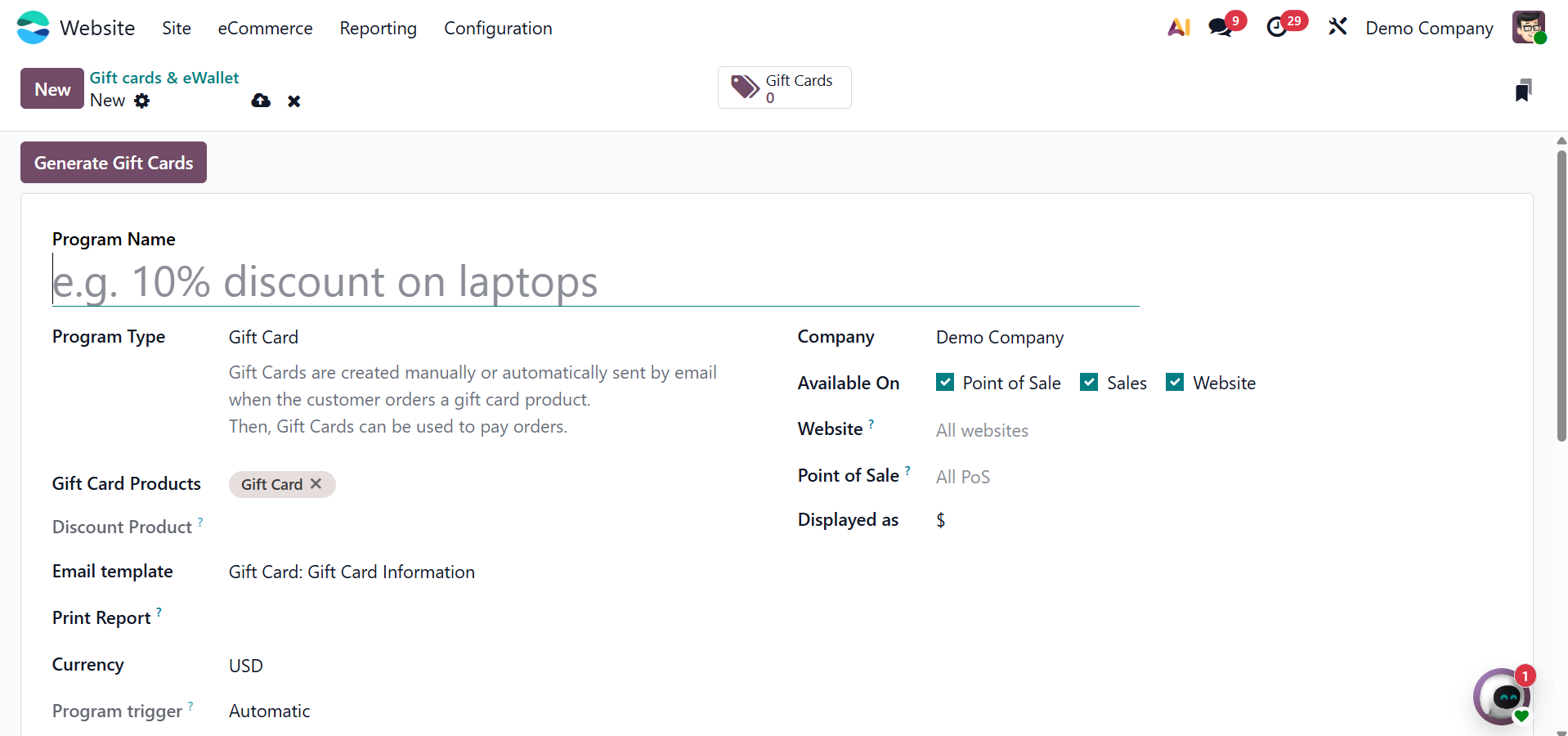 Odoo 19 Project