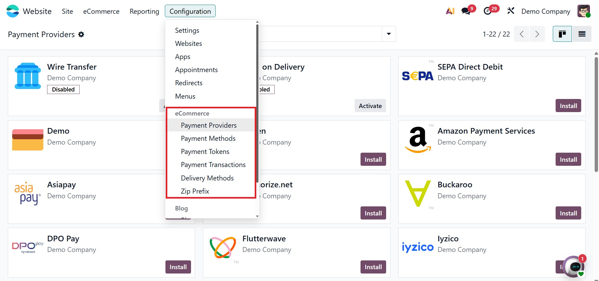 Odoo 19 Project
