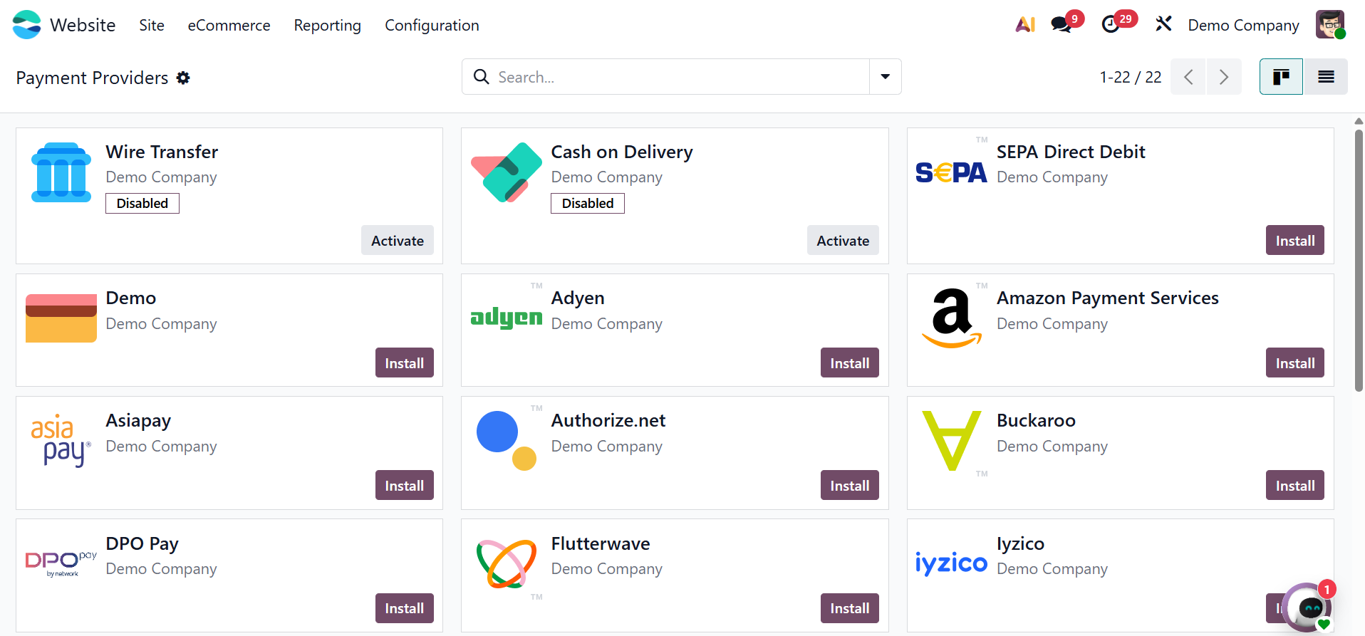 Odoo 19 Project