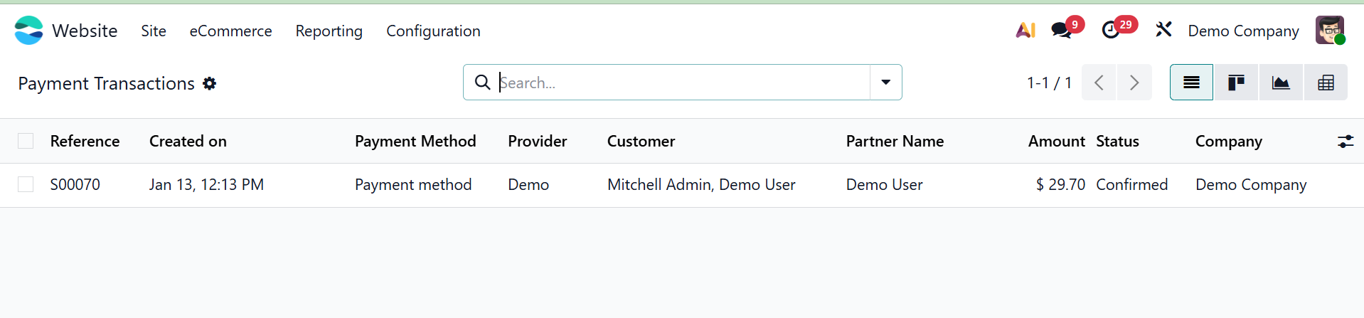 Odoo 19 Project