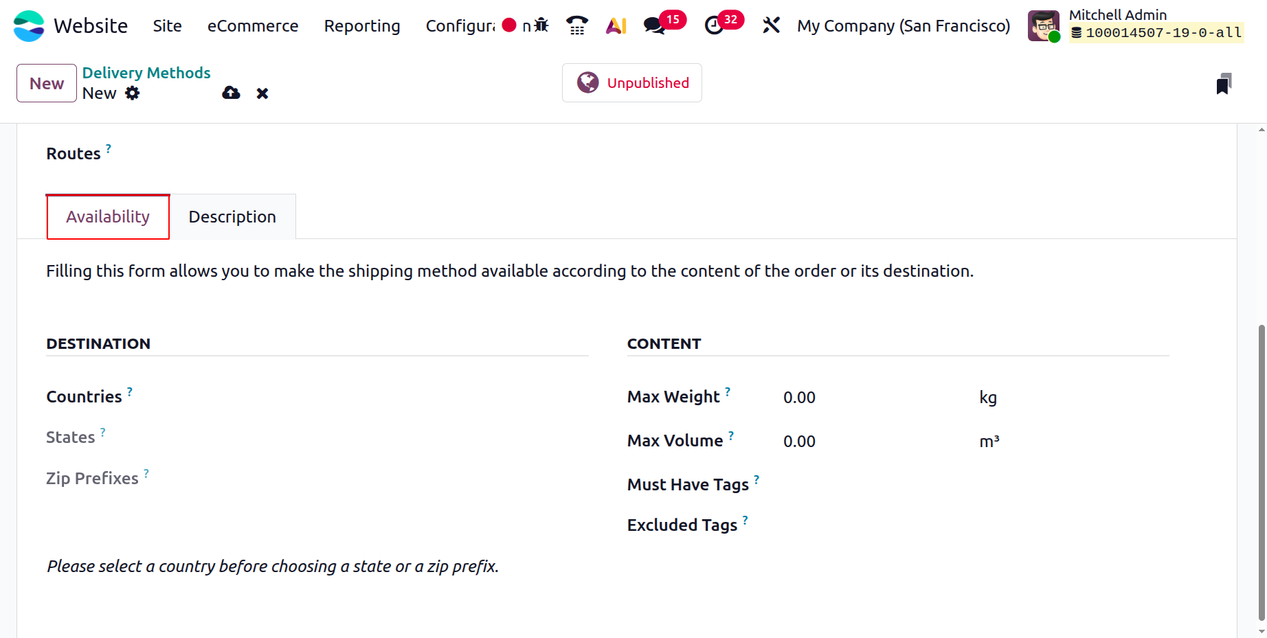 Odoo 19 Project