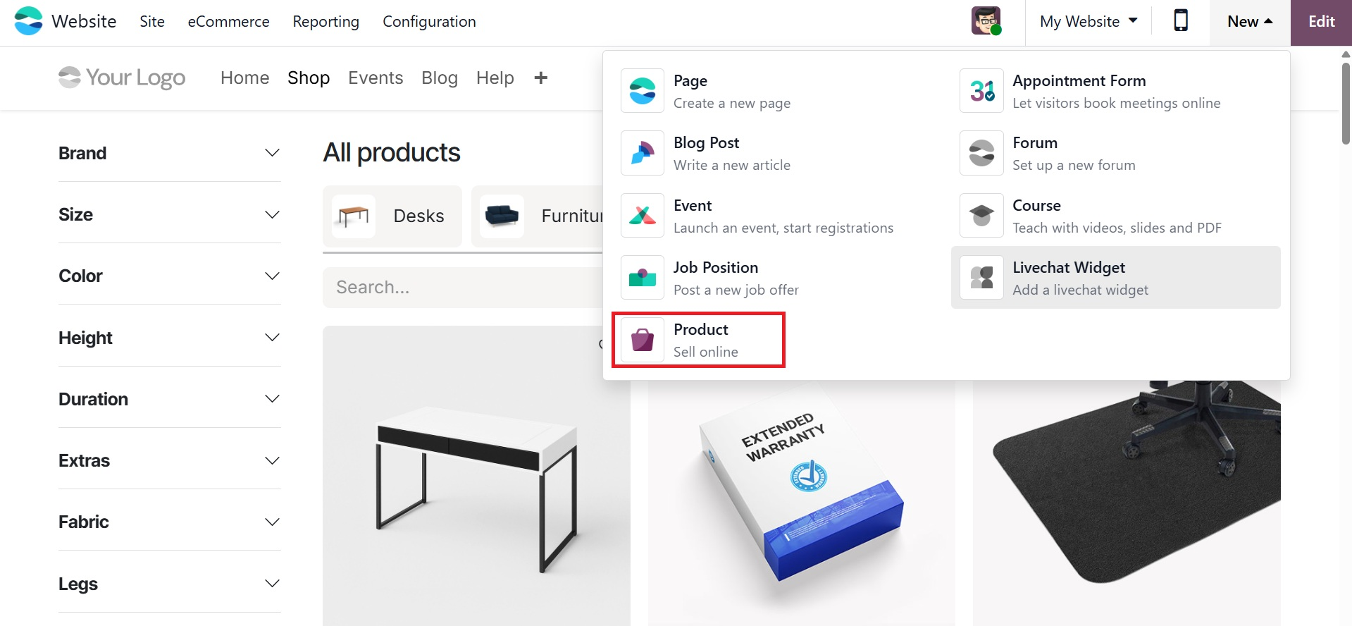Odoo 19 Project
