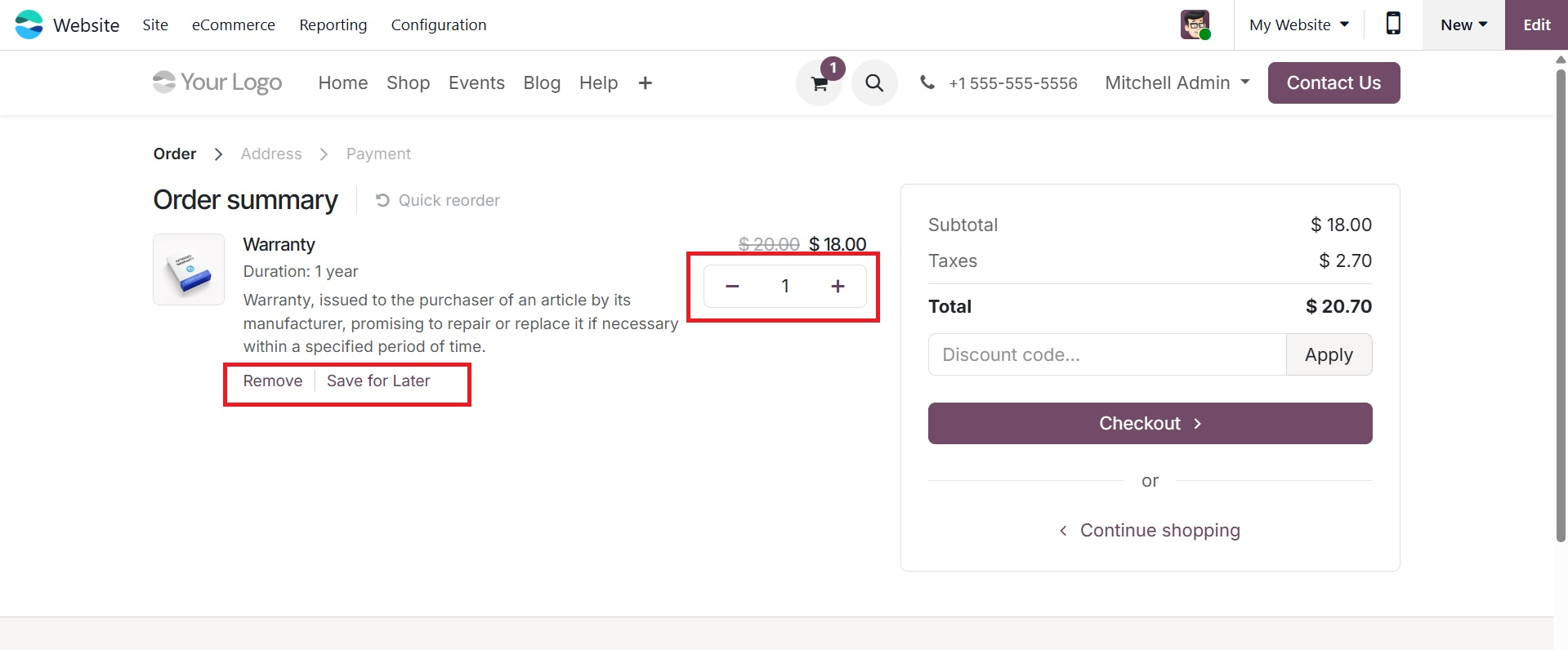 Odoo 19 Project