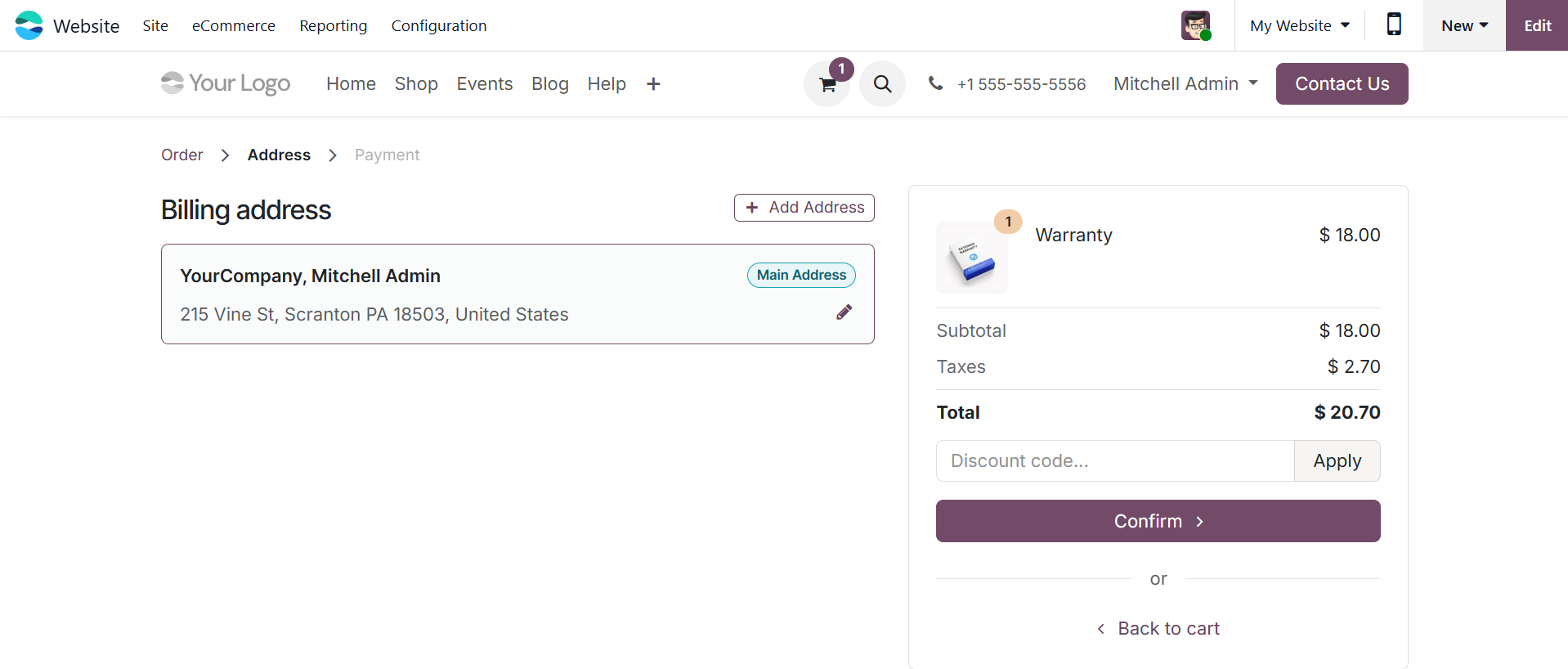 Odoo 19 Project