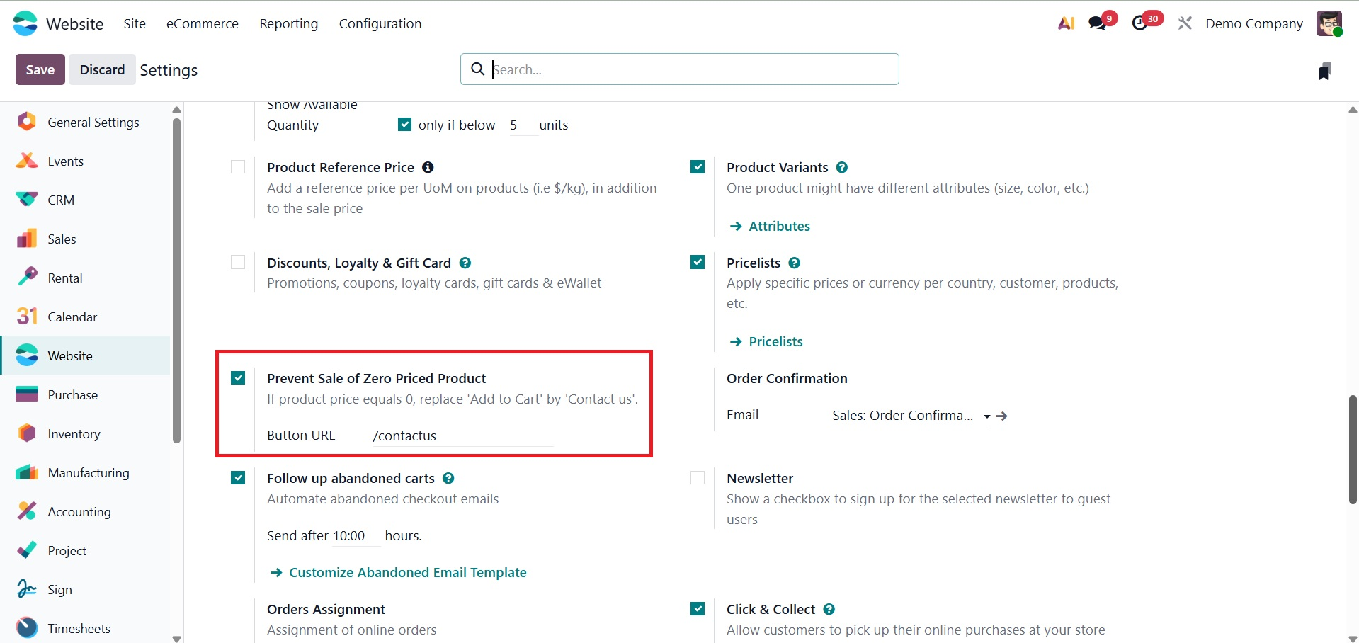 Odoo 19 Project