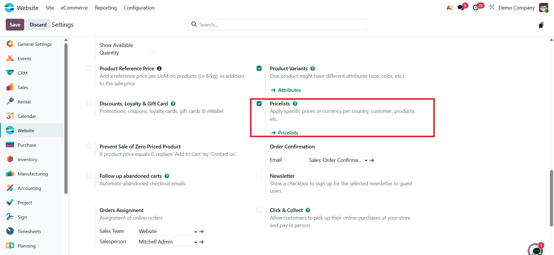 Odoo 19 Project