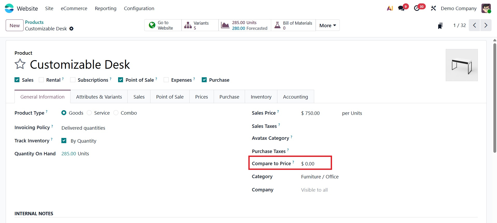 Odoo 19 Project
