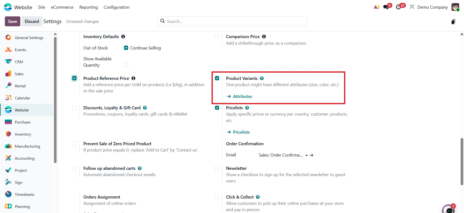 Odoo 19 Project