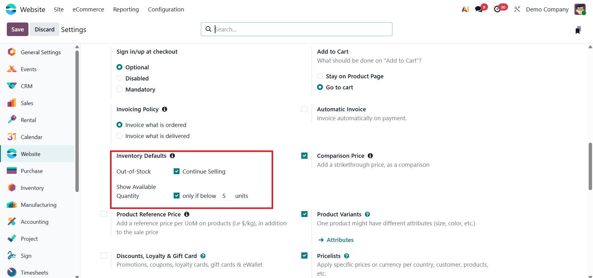Odoo 19 Project