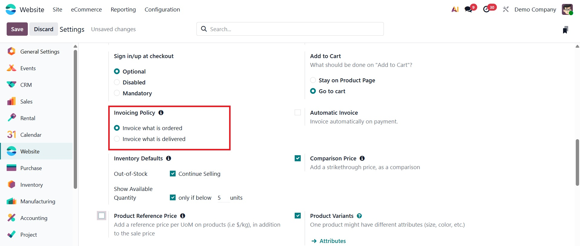 Odoo 19 Project