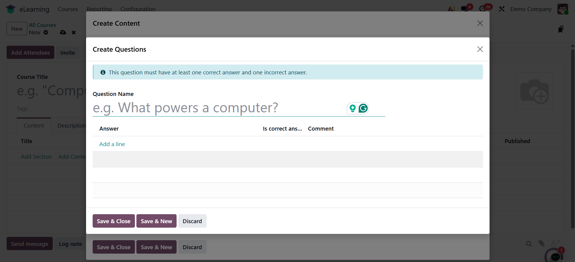 Odoo 19 Project
