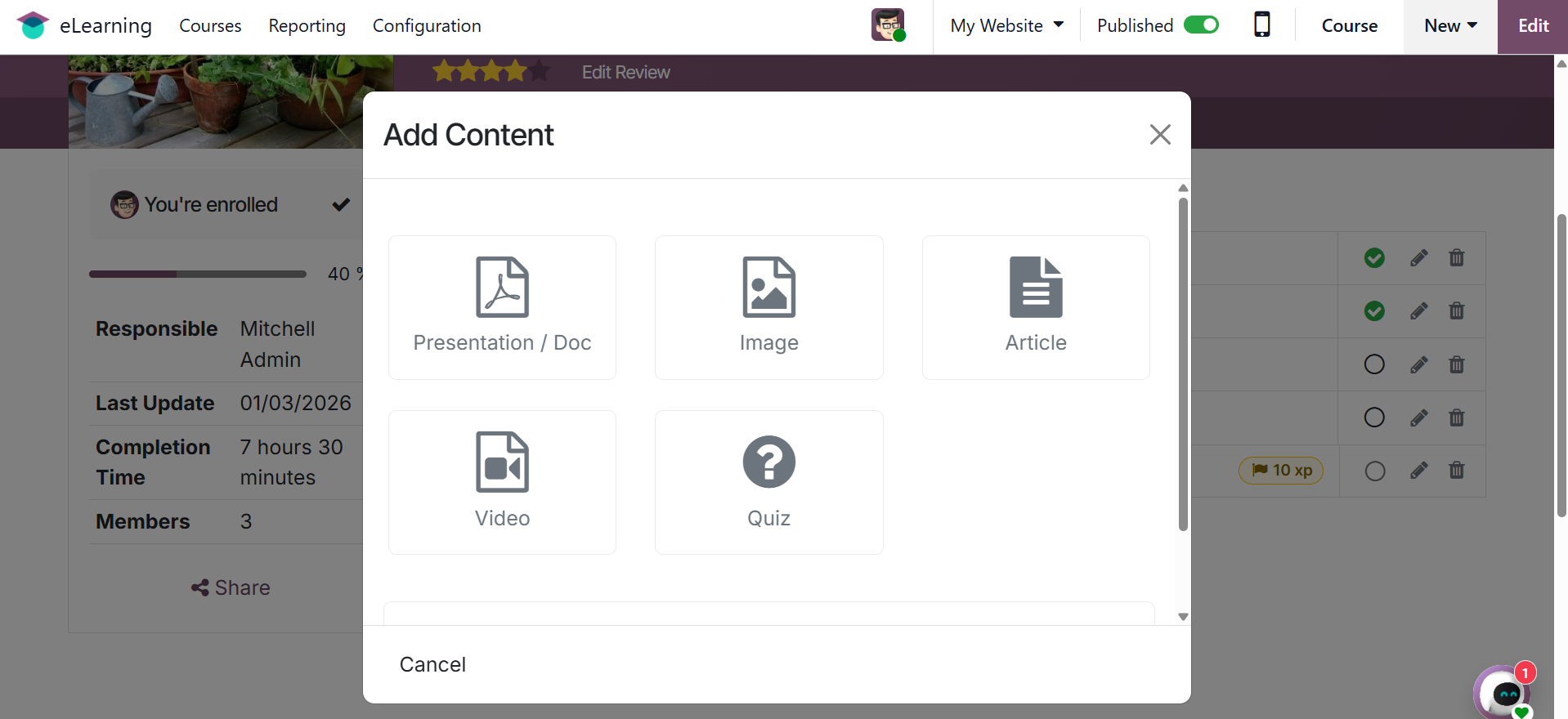Odoo 19 Project