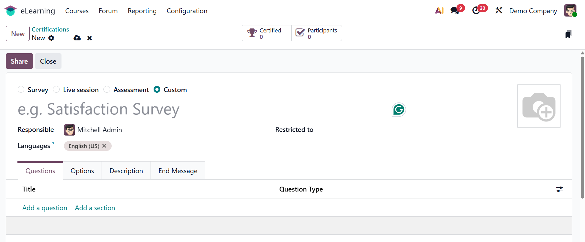 Odoo 19 Project