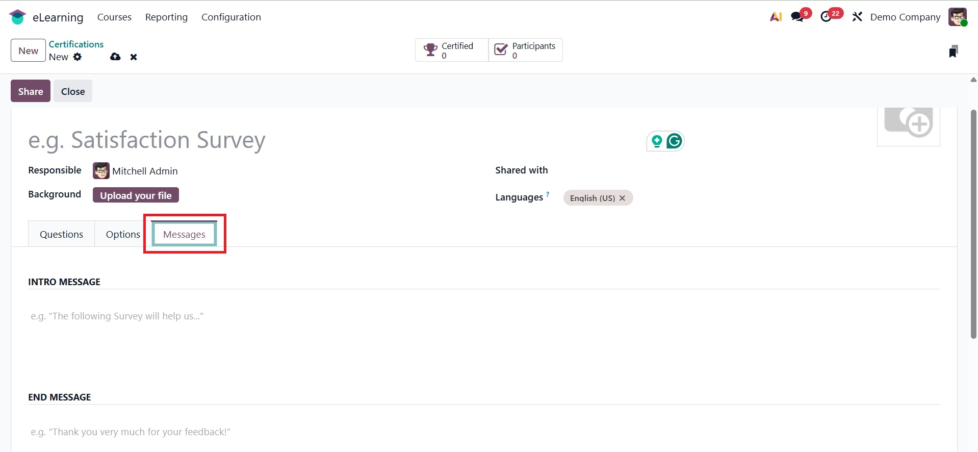Odoo 19 Project