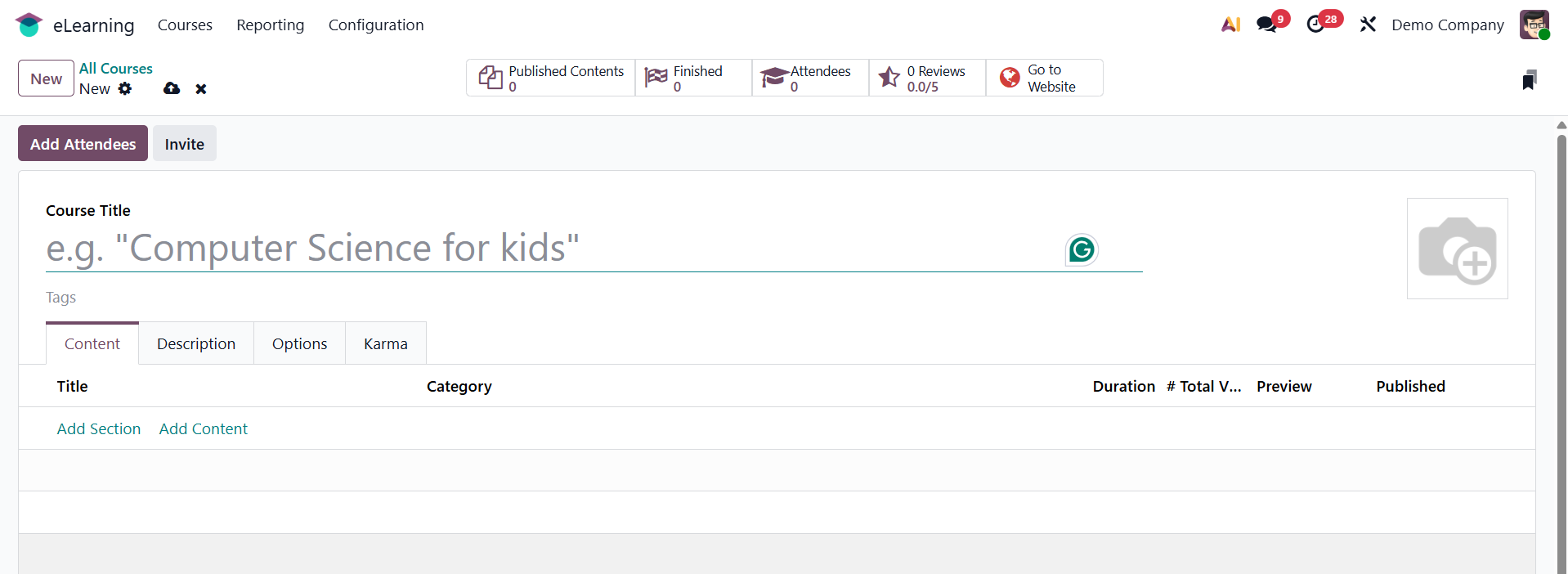 Odoo 19 Project