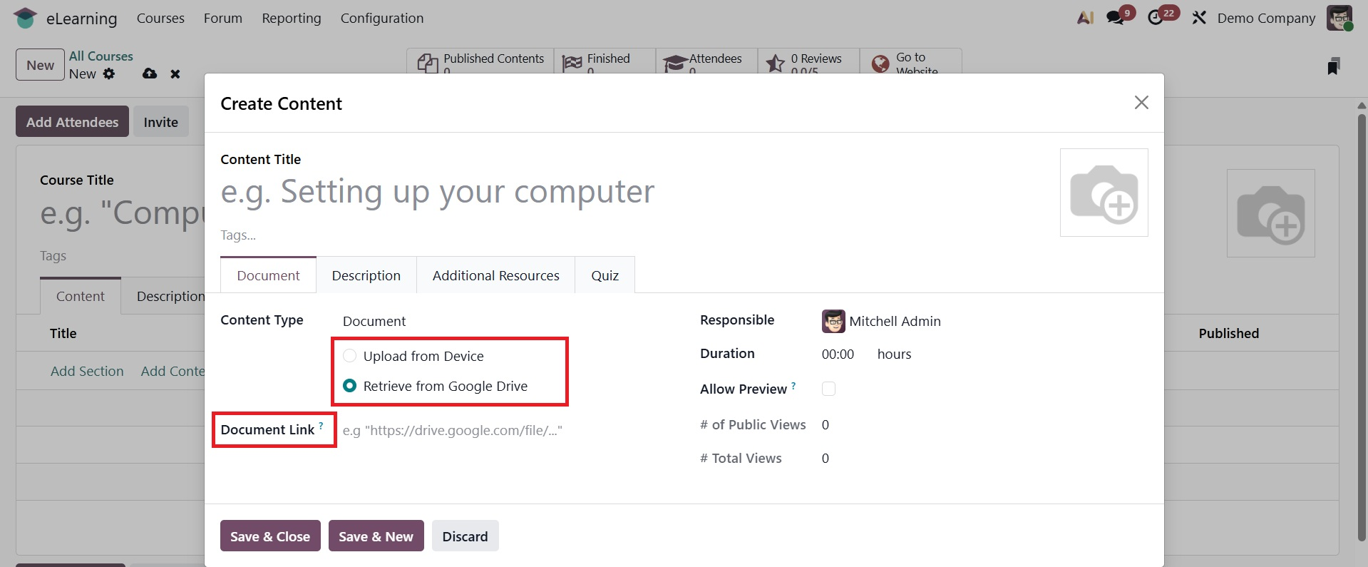 Odoo 19 Project