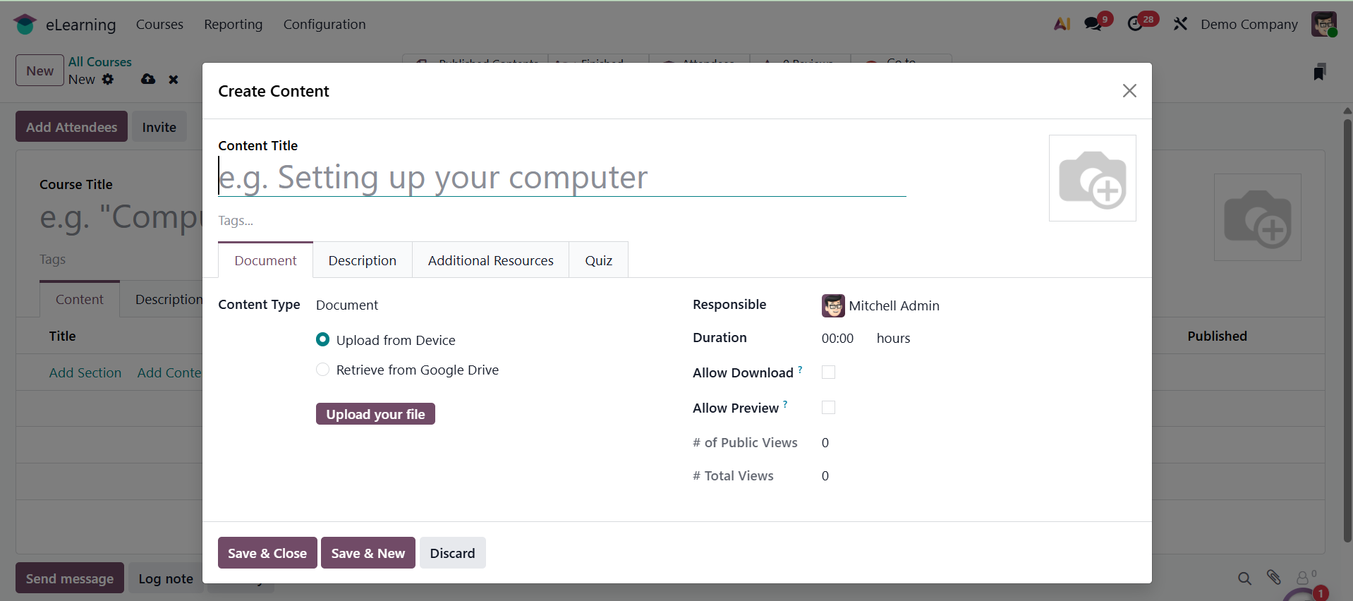 Odoo 19 Project