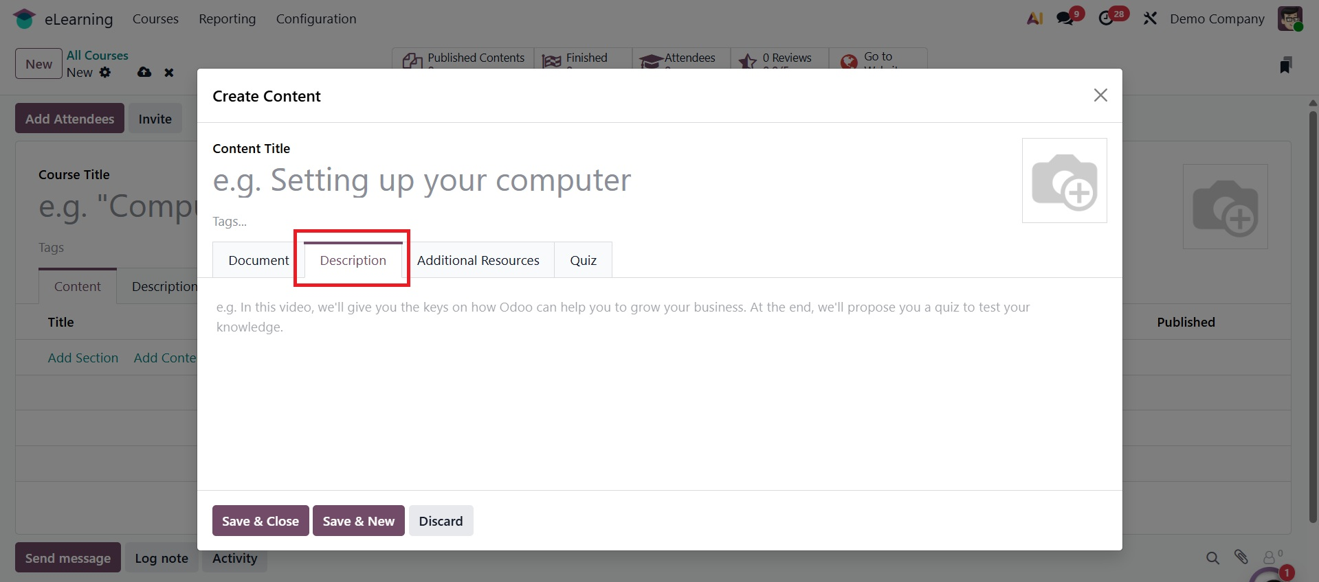 Odoo 19 Project