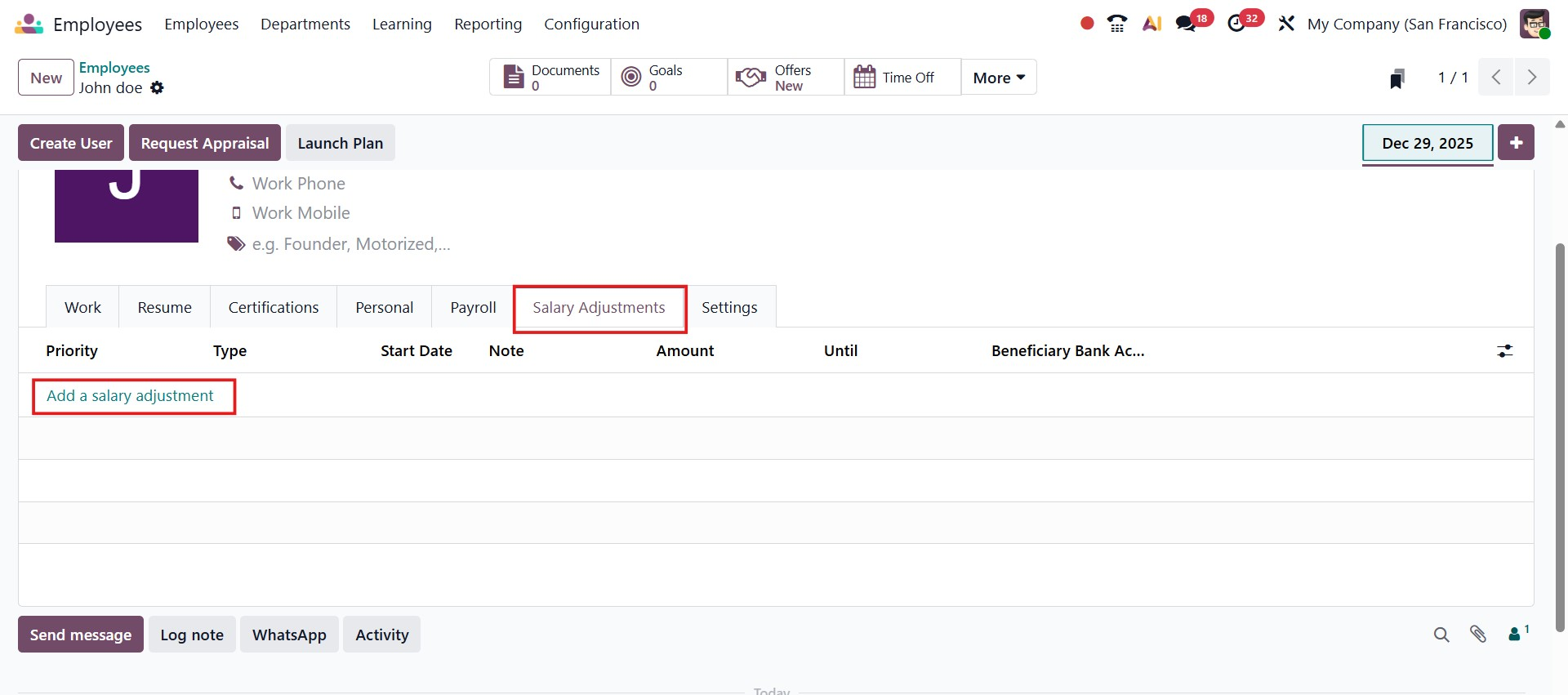 Odoo 19 Project