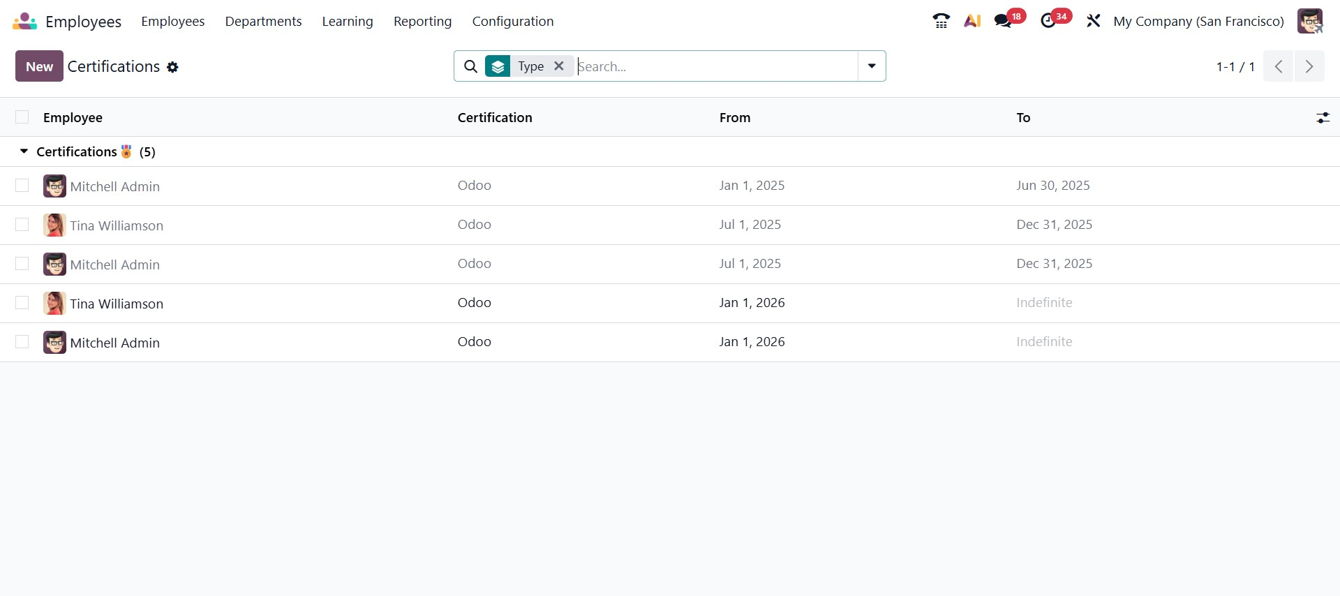 Odoo 19 Project