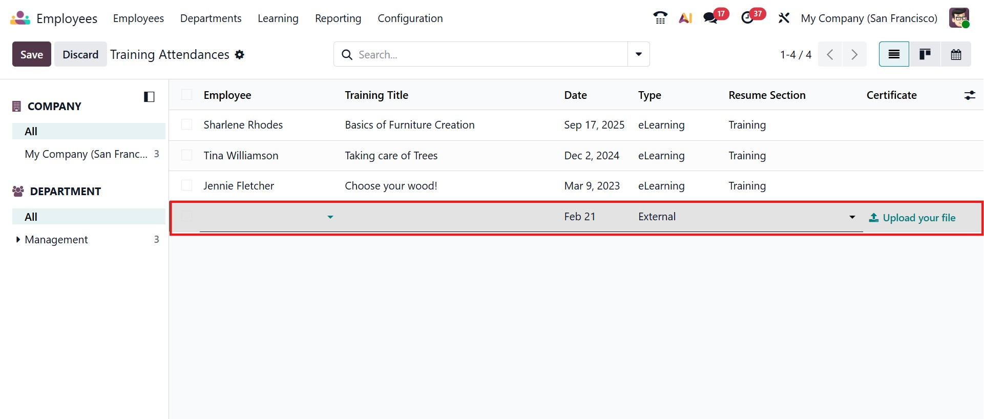 Odoo 19 Project