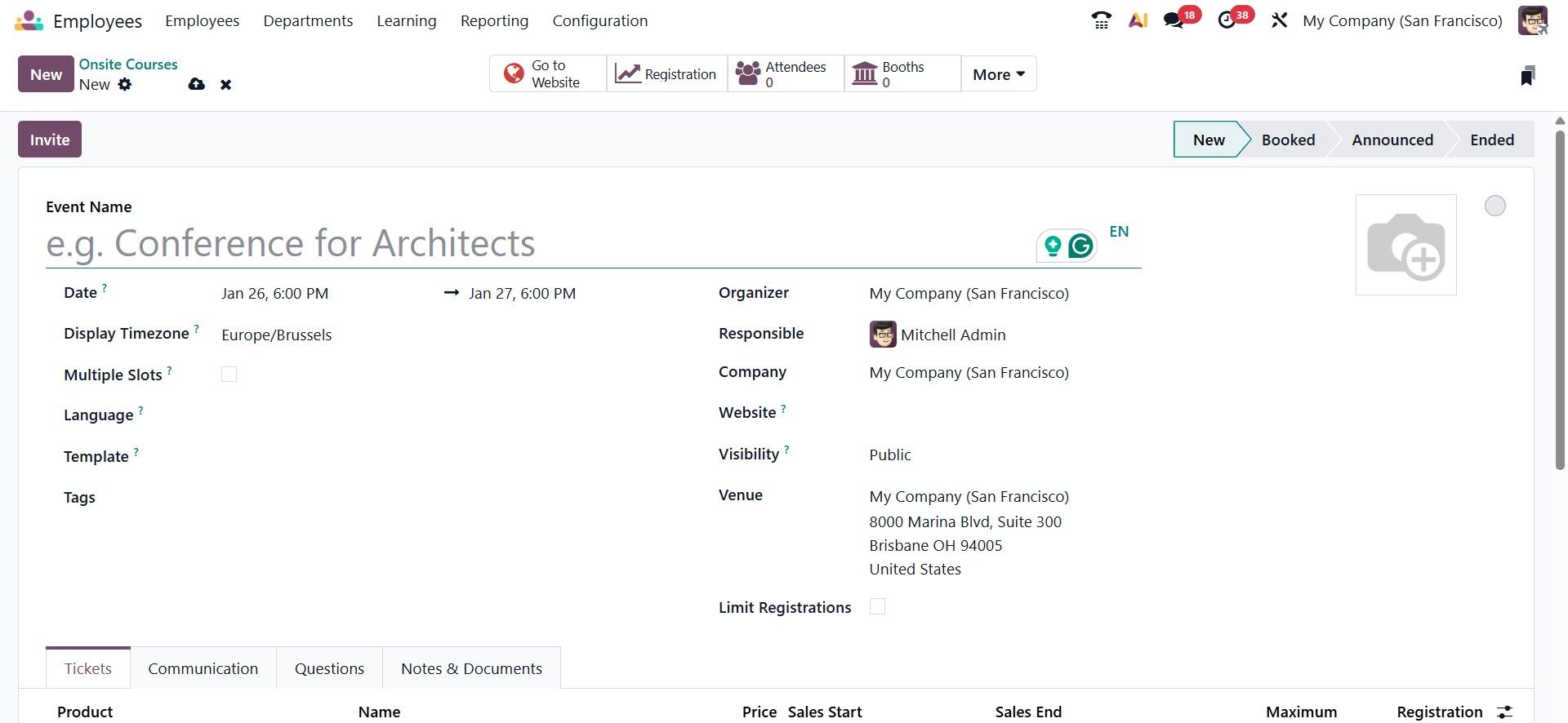 Odoo 19 Project
