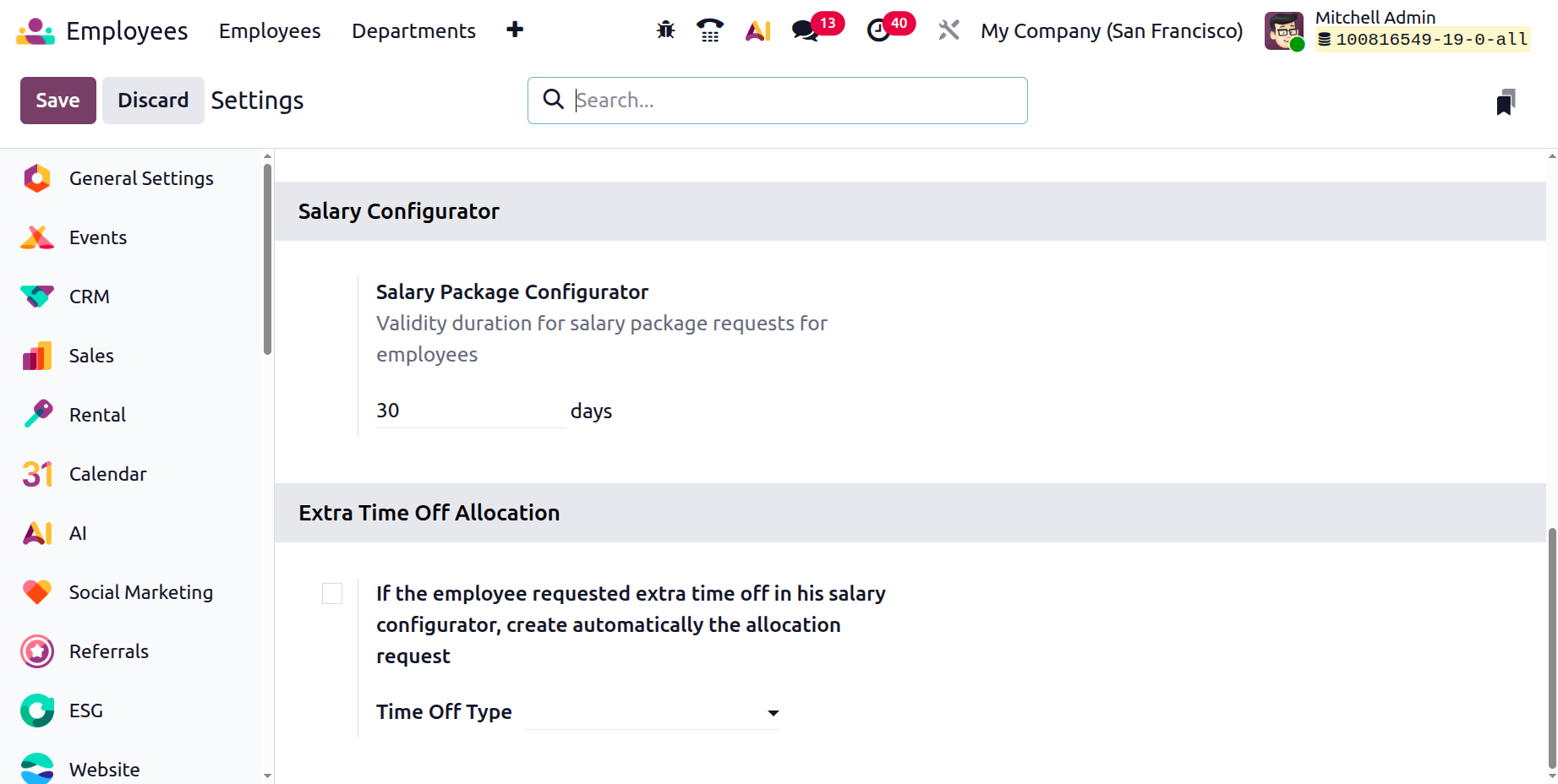 Odoo 19 Project