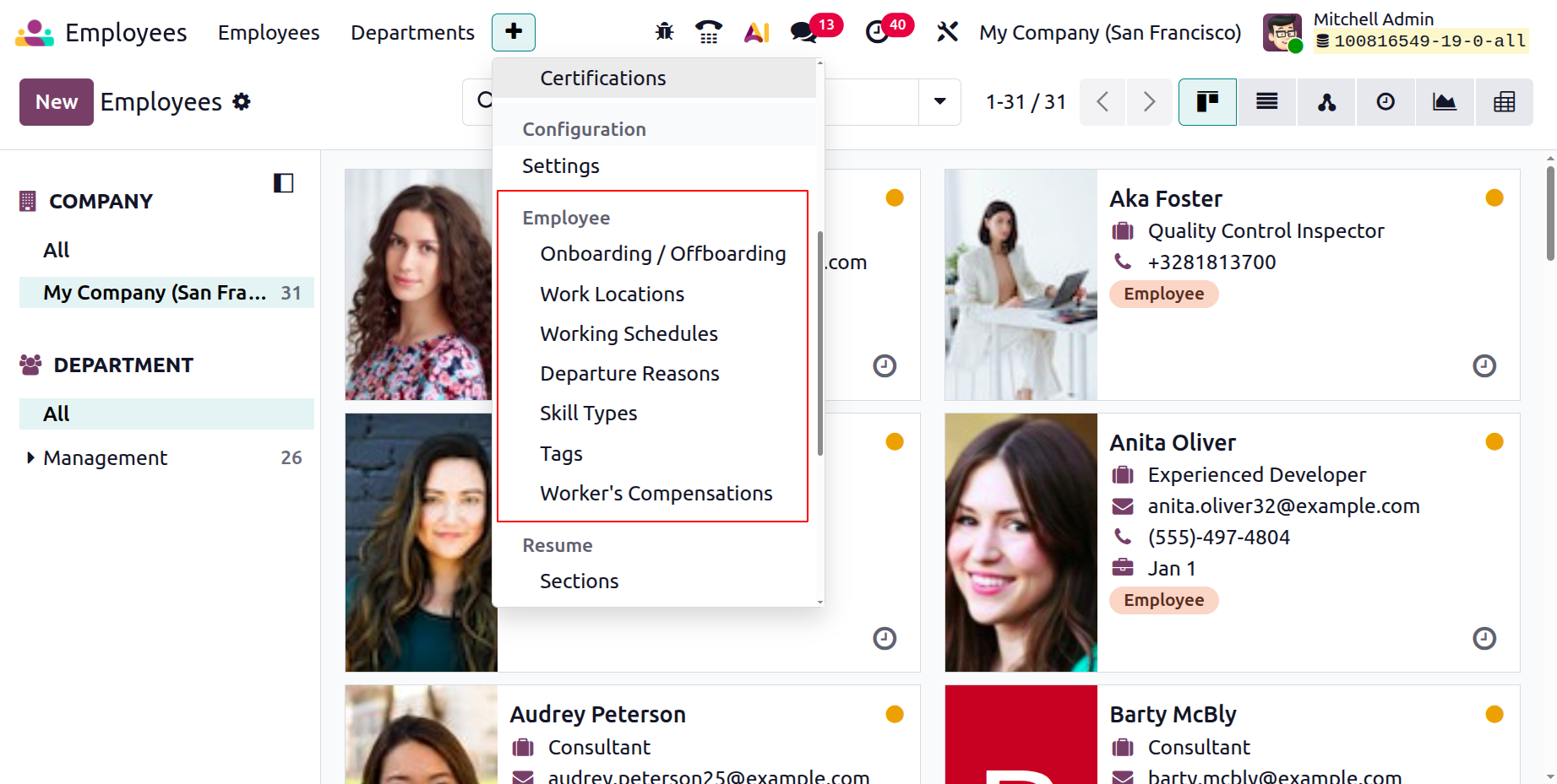 Odoo 19 Project