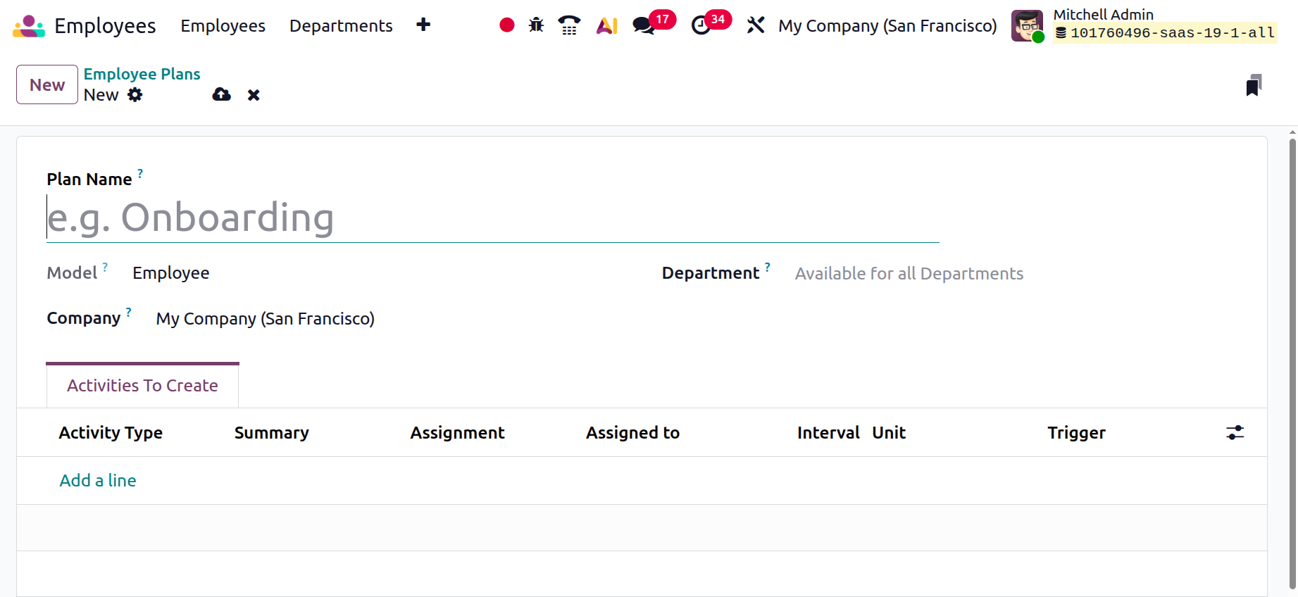 Odoo 19 Project