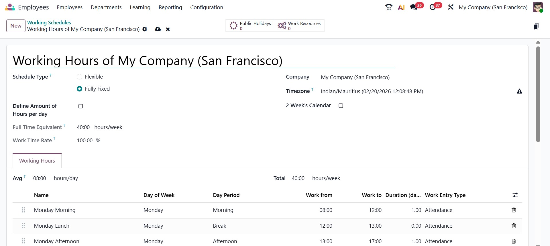 Odoo 19 Project