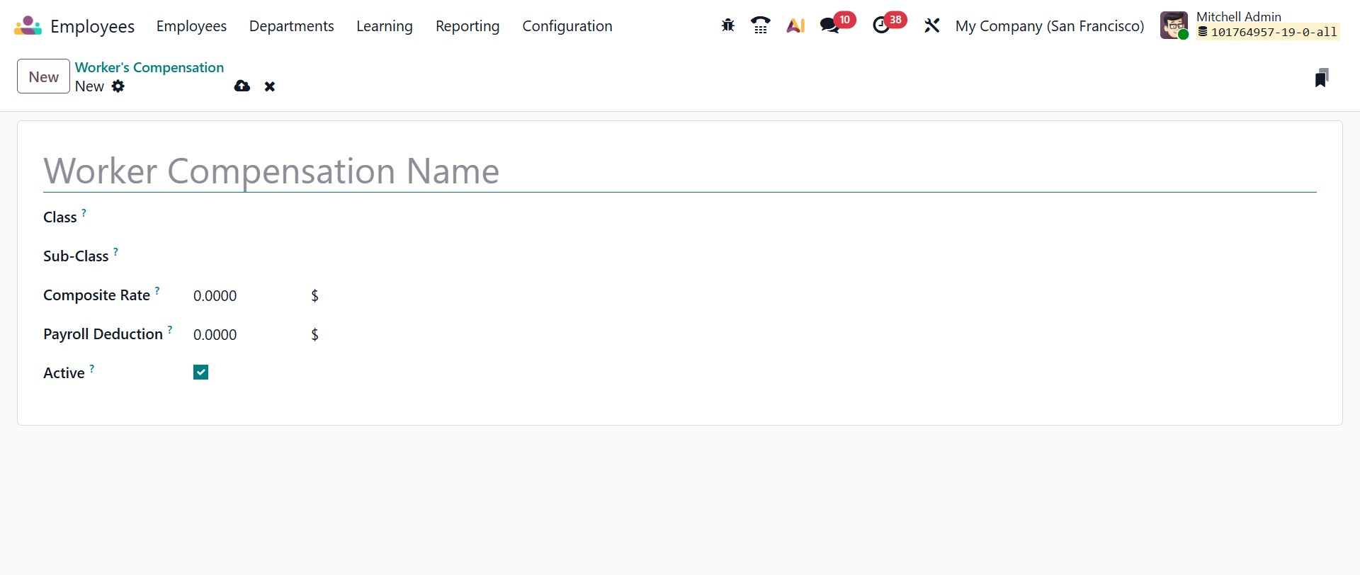Odoo 19 Project