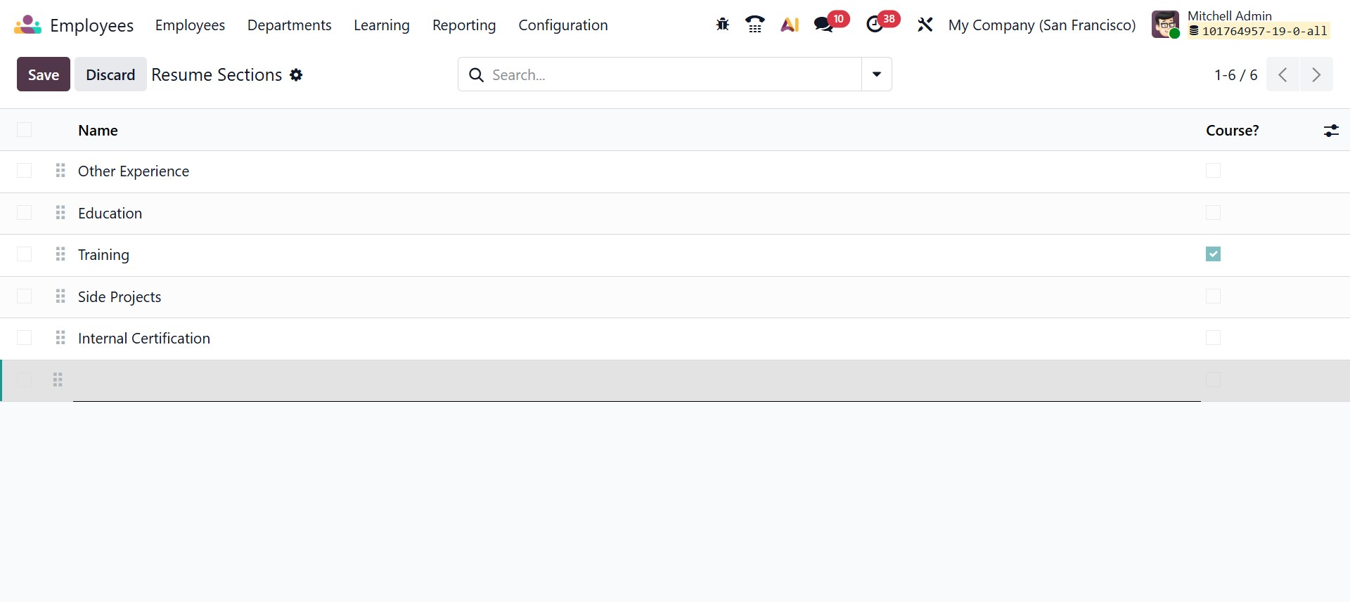 Odoo 19 Project