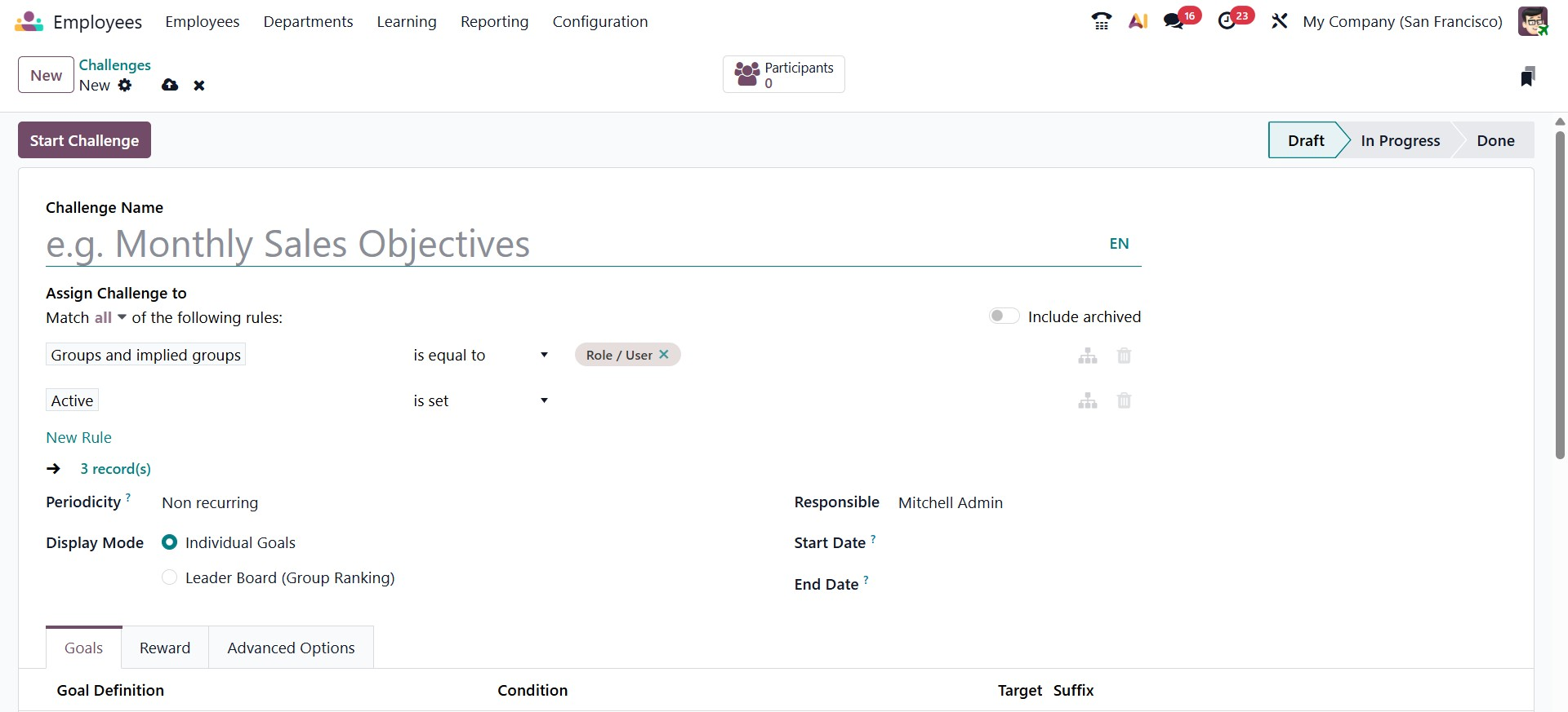 Odoo 19 Project